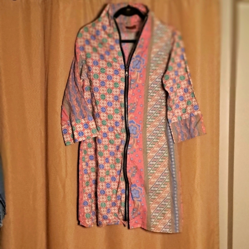 Colorful Patterned Midi Dress